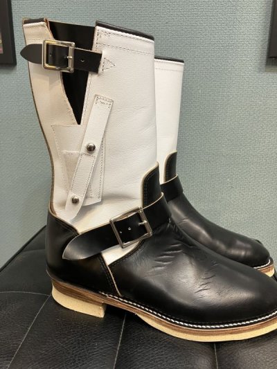 画像1: 在庫SALE SAMPLE品　2tone knifepoket engineerboots 50stype