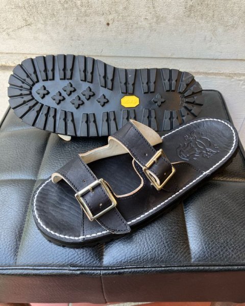 画像1: Original steerhide sandals (1)