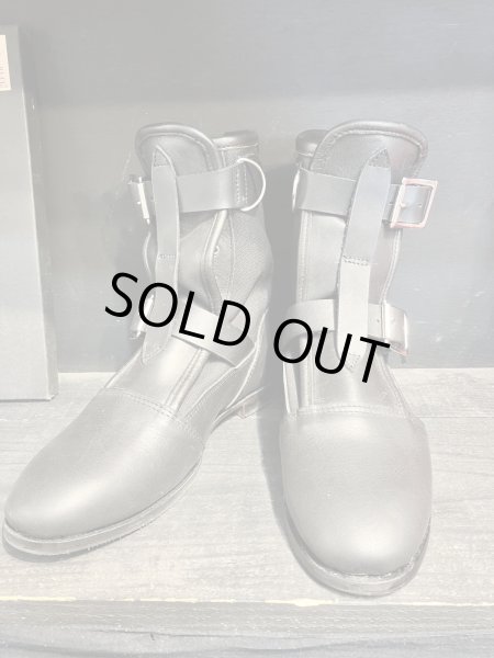 画像1: 在庫のみ30%off 8hole  bondageboots steerhide leather tongue edition (1)